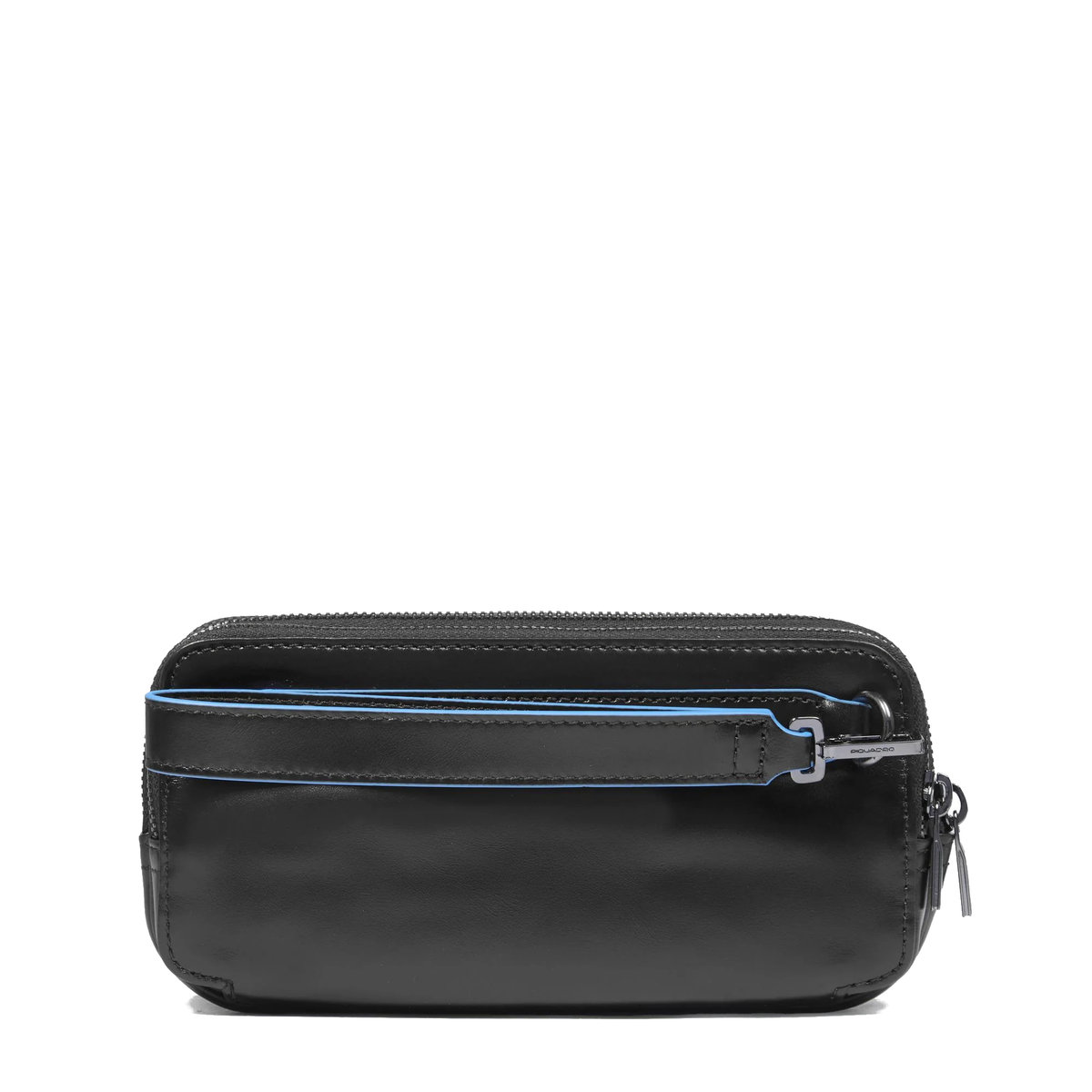 Pochette da uomo a triplo scomparto in pelle con tracollina e polsiera rimovibile "Bluesquare" Piquadro (disponibile in due colori)