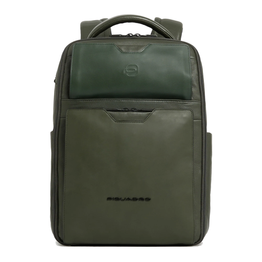 Zaino da viaggio porta pc 14" in pelle "Ael" Piquadro (disponibile in tre colori)