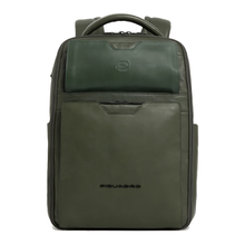 Carica l'immagine nel visualizzatore di Gallery, Zaino da viaggio porta pc 14" in pelle "Ael" Piquadro (disponibile in tre colori)

