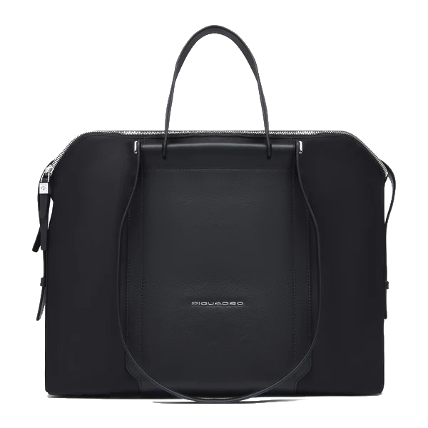 Borsa donna porta pc 14" in tessuto e pelle Piquadro