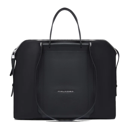Borsa donna porta pc 14" in tessuto e pelle Piquadro