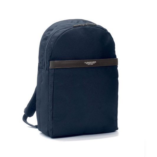 Zaino  portapc 15,6" in tessuto tecnico e pelle "Round" A.G. Spalding & Bros (disponibile in due colori)