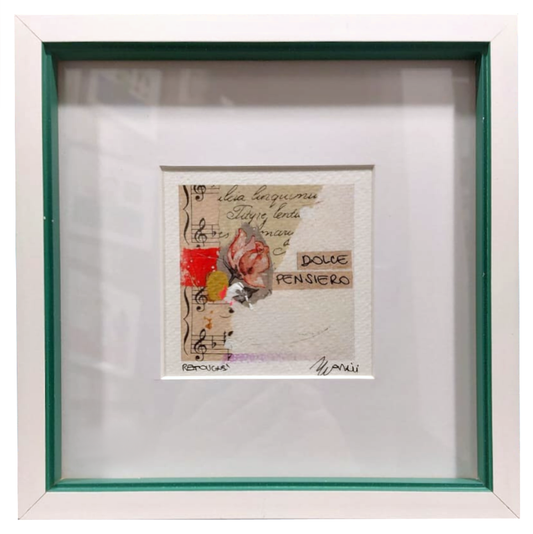 Grafica incorniciata di Lola Martini "Dolce Pensiero"