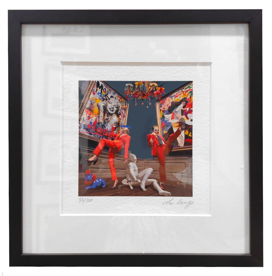 Grafica incorniciata di La Rouge "Unlikely Duet"