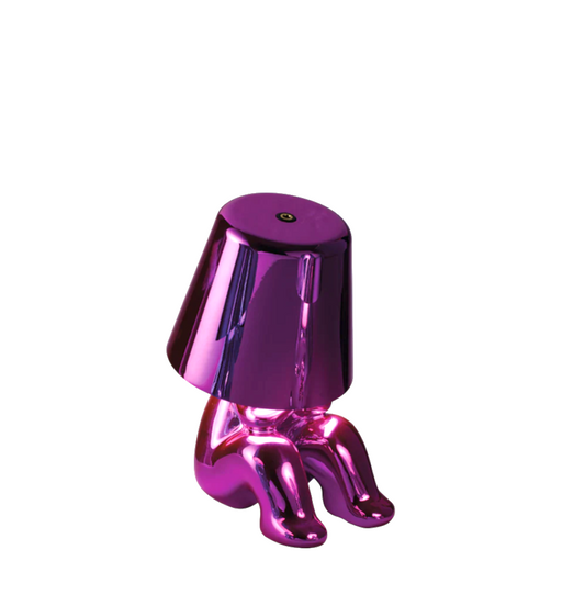 Lampada in resina porpora "When"