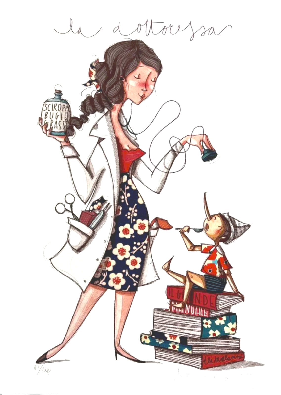 Grafica di Federica Porro 'La dottoressa" New