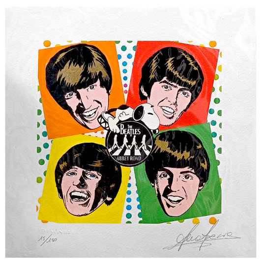 Grafica di Sergio Veglio: "Beatles"