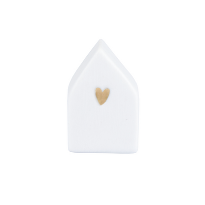 Casetta in ceramica con scatolina in legno "Home sweet home"