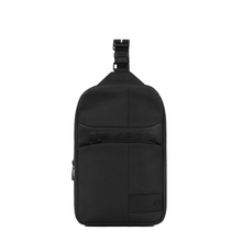 Carica l'immagine nel visualizzatore di Gallery, Monospalla sottile porta iPad® in tessuto e pelle "Wollen" Piquadro
