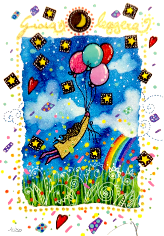Grafica di Andrea Agostini "Gioia Leggera"