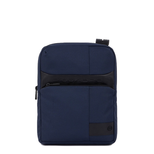 Borsello porta iPad®Air-iPad Pro 9.7/iPad 10.5 in tessuto e pelle Wollem Piquadro bluBorsello porta iPad®Air-iPad Pro 9.7/iPad 10.5 in tessuto e pelle Wollem Piquadro blu