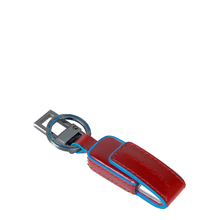 Carica l'immagine nel visualizzatore di Gallery, Portachiavi in pelle con chiavetta USB 256GB Bluesquare Piquadro (disponibile in due colori)
