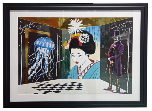 Grafica incorniciata di Sante Muro "Caustic Love"