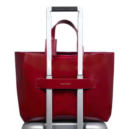 Borsa donna tote bag porta pc 15,6" in pelle "Bluesquare" Piquadro