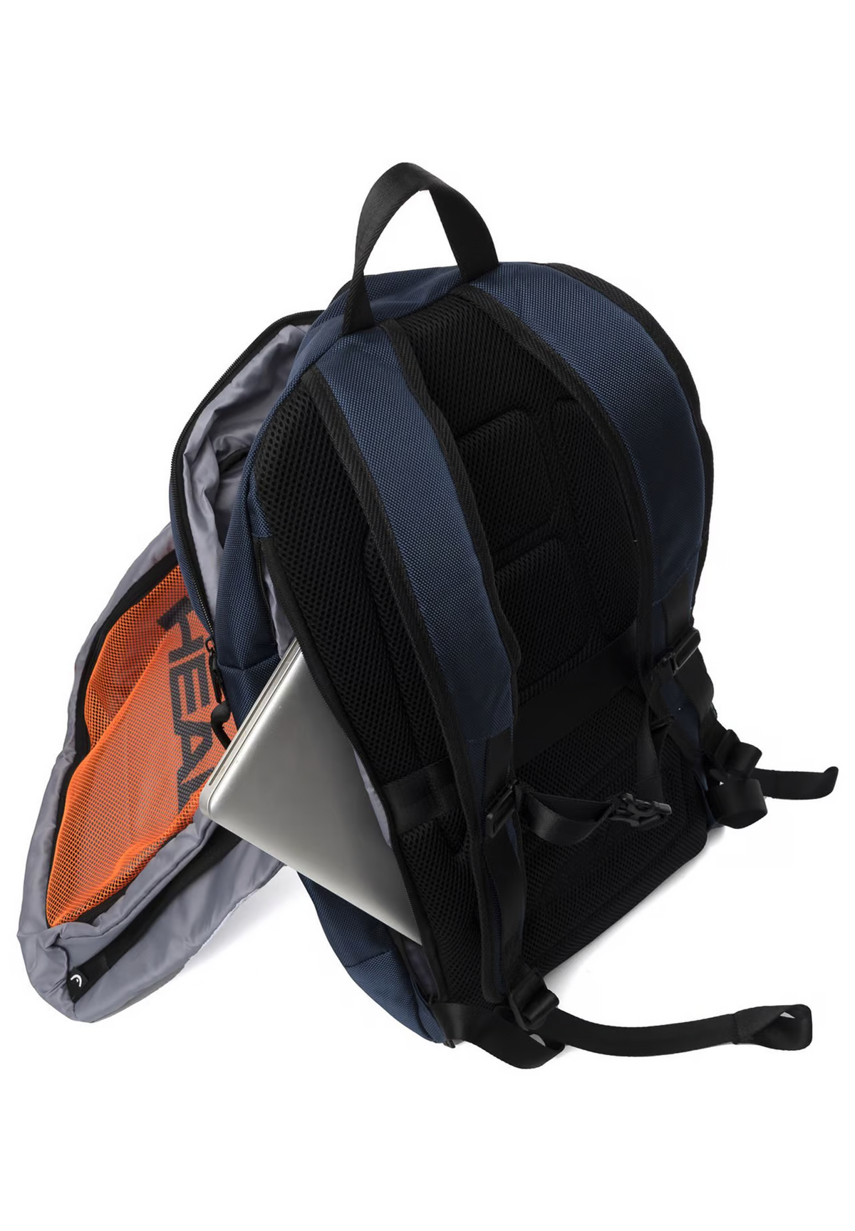Zaino portacomputer 17"  in tessuto tecnico con sacca porta abiti e cinghia pettorale " Club " HEAD blu