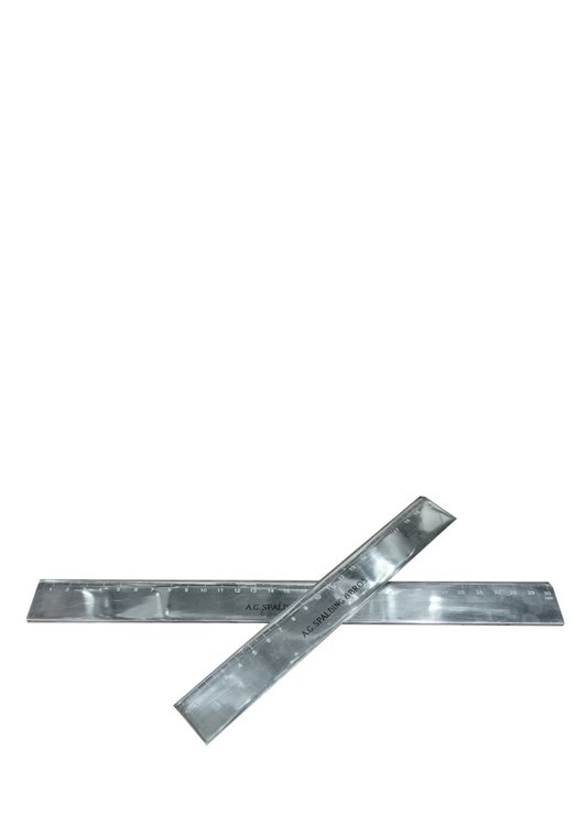 Righello in alluminio A.G. Spalding & Bros (disponibile in due dimensioni)
