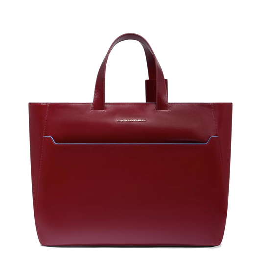 Borsa donna tote bag porta pc 15,6" in pelle "Bluesquare" Piquadro