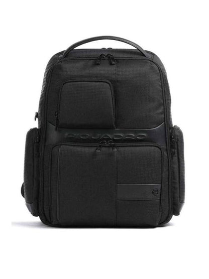 Zaino portacomputer fastcheck 15,6" in tessuto e pelle "Wollem Bagmotic" Piquadro (disponibile in cinque colori)