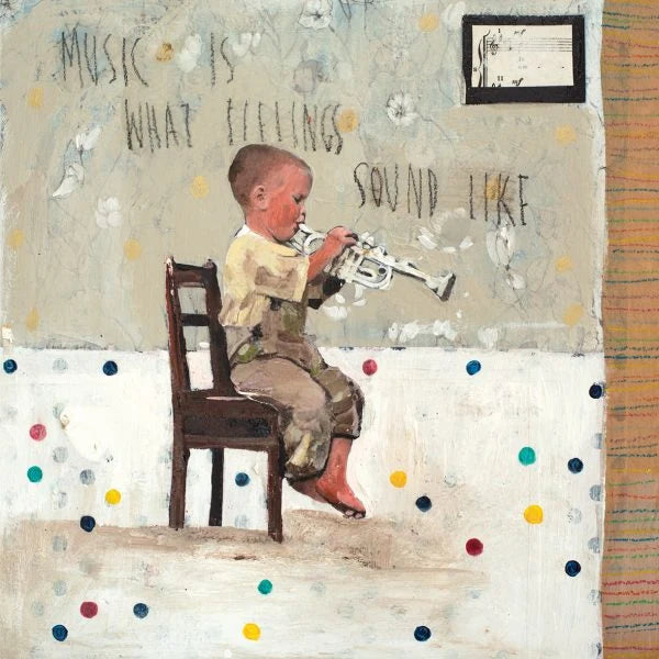 Grafica di Valeria Ferrari: "La musica è come suonano le emozioni - Music is what feelings sound like"