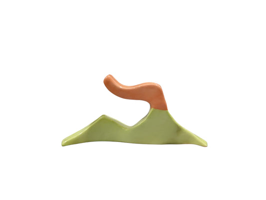 Vesuvio in terracotta smaltata piccolo "Anemos e Pathos"