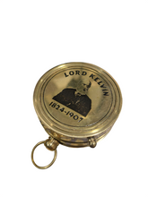 Carica l'immagine nel visualizzatore di Gallery, Bussola in ottone con meridiana  "Lord Kelvin"
