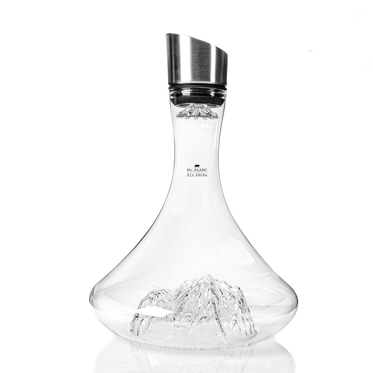 Decanter "Topographic: Mont Blanc"