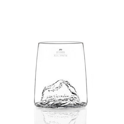 Set quattro bicchieri da shot "Topographic: Swiss Edition"