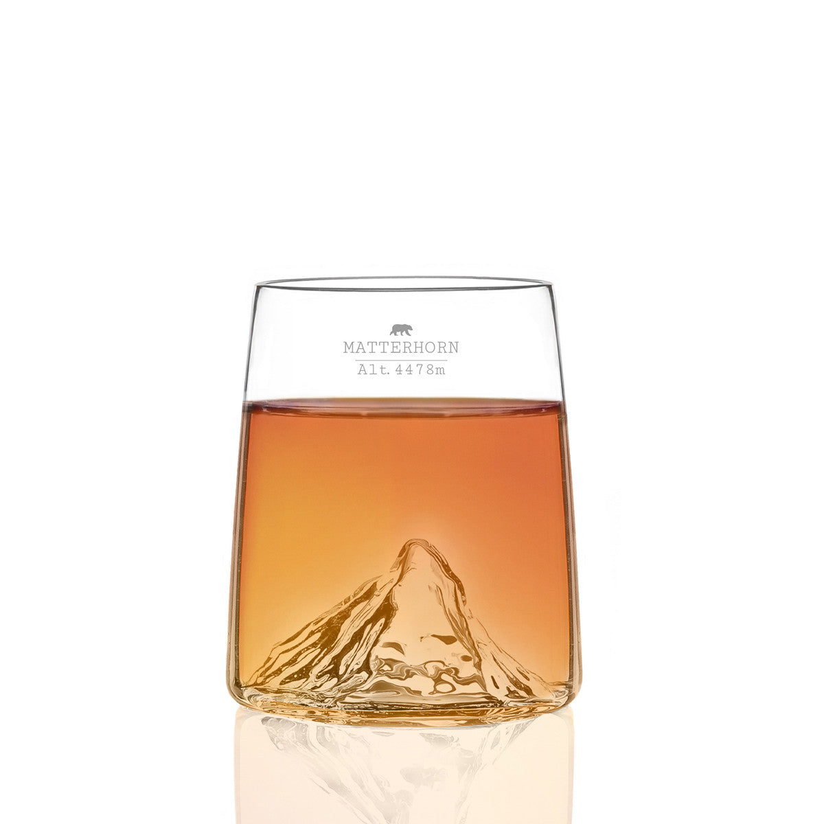Set quattro bicchieri da shot "Topographic: Swiss Edition"