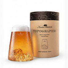 Carica l'immagine nel visualizzatore di Gallery, Bicchiere da long drink o birra "Topographic: Gran Paradiso"
