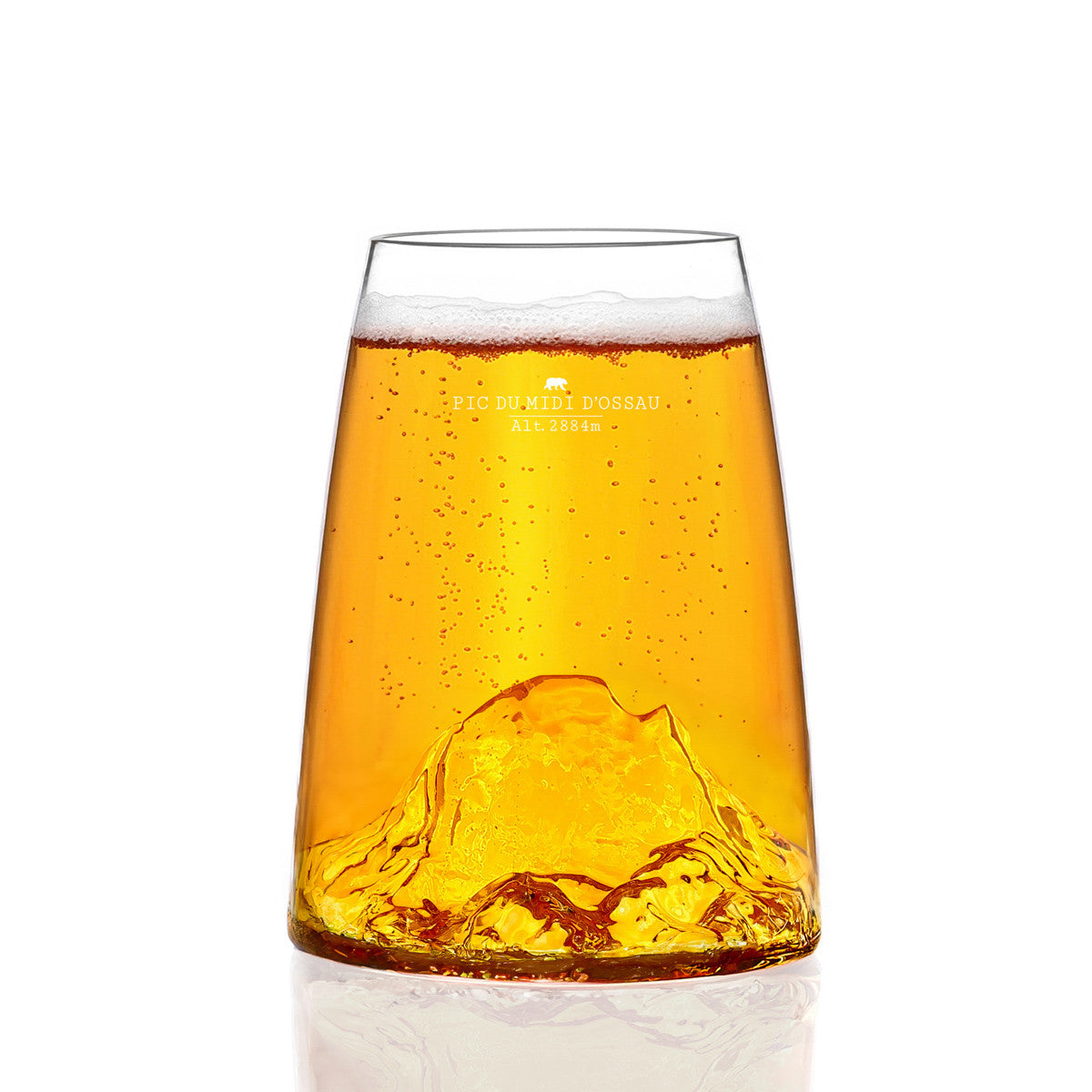 Bicchiere da long drink o birra "Topographic: Pic du Midì"