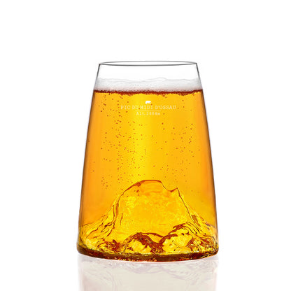 Bicchiere da long drink o birra "Topographic: Pic du Midì"