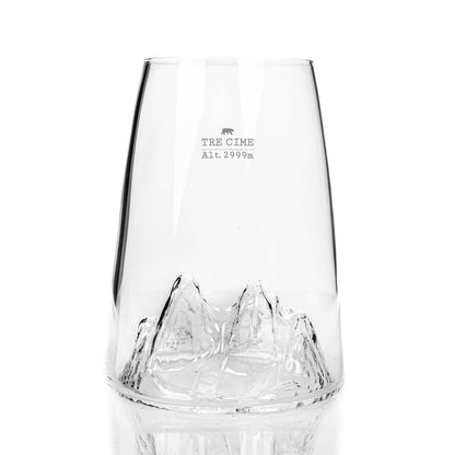 Bicchiere da long drink o birra "Topographic: Tre Cime di Lavaredo"