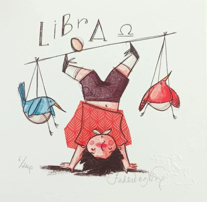 Grafica di Federica Porro "Bilancia" (lui/lei)