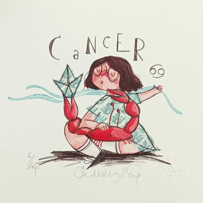 Grafica di Federica Porro "Cancro" (lui/lei)