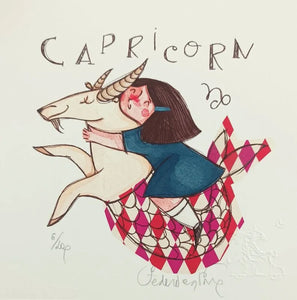 Grafica di Federica Porro "Capricorno" (lui/lei)