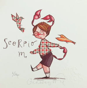 Grafica di Federica Porro "Scorpione" (lui/lei)