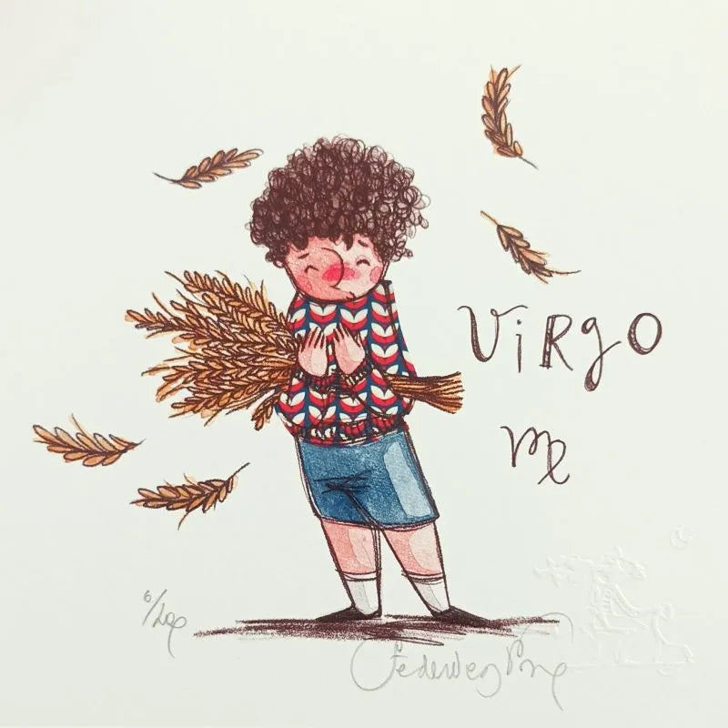 Grafica di Federica Porro "Vergine" (lui/lei)
