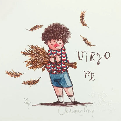 Grafica di Federica Porro "Vergine" (lui/lei)
