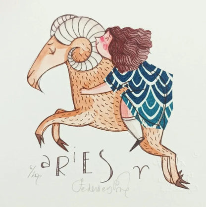 Grafica di Federica Porro "Ariete" (lui/lei)