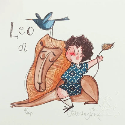 Grafica di Federica Porro "Leone" (lui/lei)
