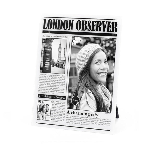 Portafoto in acrilico "London Observer"