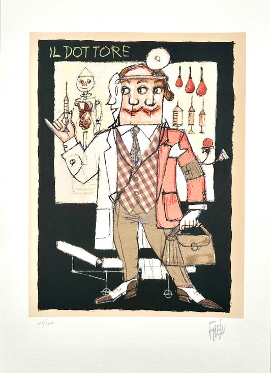 Grafica di Paolo Fresu "Il Dottore"