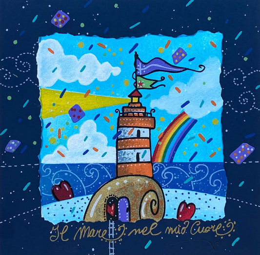 Grafica di Andrea Agostini "Il mare nel mio cuore"