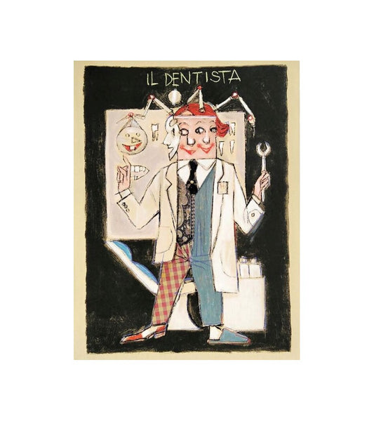 Grafica di Paolo Fresu "Il Dentista"