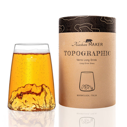 Bicchiere da long drink o birra "Topographic: Marmolada"