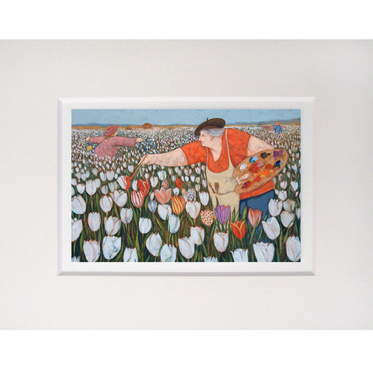 Grafica di Lisandro Rota "Pittrici di tulipani"