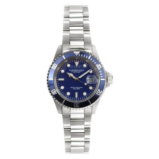 Orologio da polso "New Diver" Blu A.G. Spalding & Bros