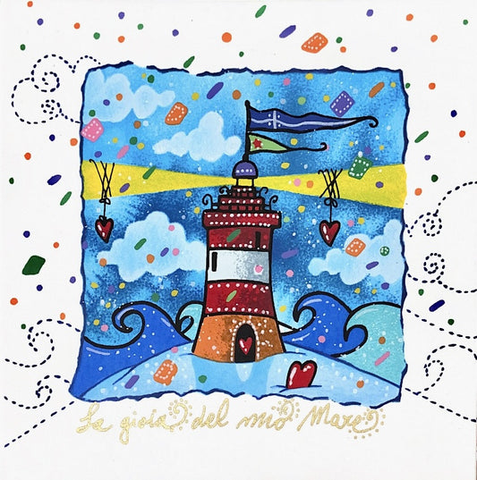Grafica di Andrea Agostini "La gioia del mio mare"