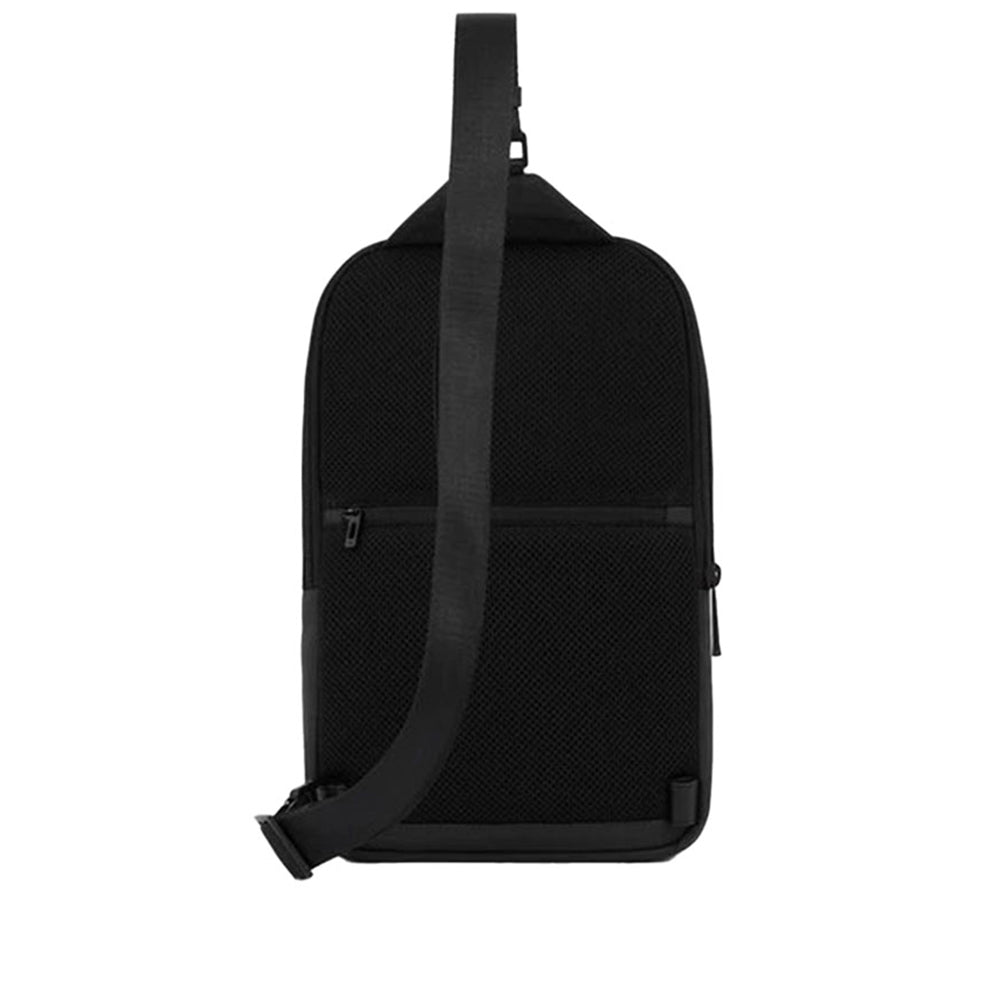 Monospalla sottile porta iPad® in tessuto e pelle "Wollen" Piquadro
