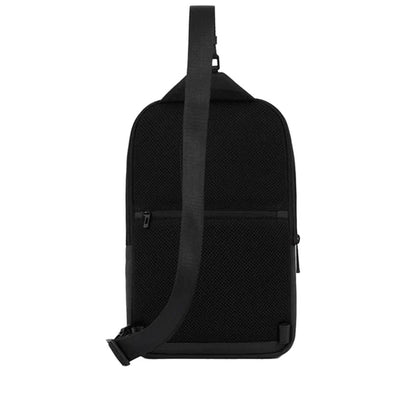 Monospalla sottile porta iPad® in tessuto e pelle "Wollen" Piquadro